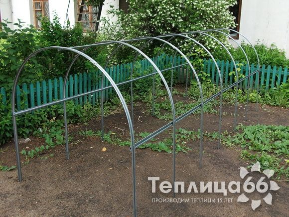 Парник Рада Компакт каркас 3,5х1,25х1,1 метра под пленку или агроткань разборный в коробке